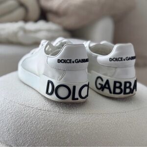 Dolce & Gabbana White Logo Sneakers